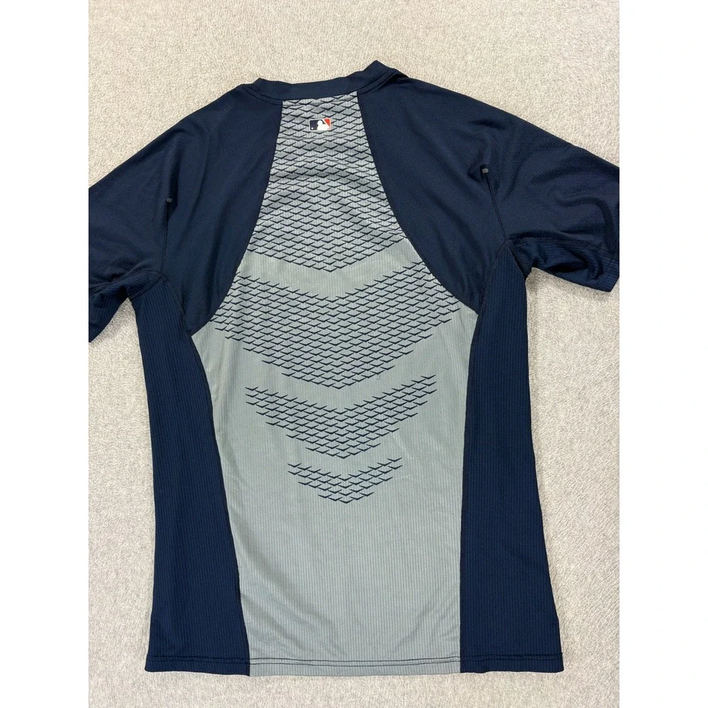 Houston Astros Nike Pro S/S Compression Baseball Shirt (Men's Large) Blue